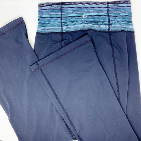 lululemon athletica Pants - Lululemon Navy High Waisted Groove Pants